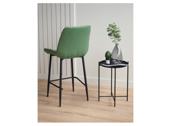 Полубарный стул Челси фисташковый (zd 651) / черный в Каменске-Уральском
