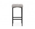 Полубарный стул Лофт серый (катания сильвер) / черный в Каменске-Уральском