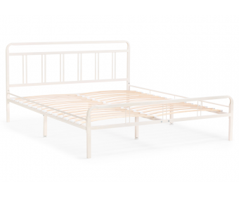 Полутораспальная кровать Рейк 140х200 белая