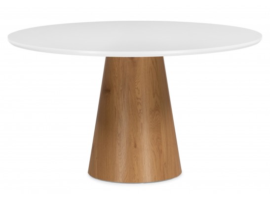 Стол Huge 120х75 white / brown в Каменске-Уральском
