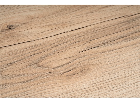 Стол Лота Лофт 120х74х75 25 мм дуб делано светлый / матовый черный в Каменске-Уральском