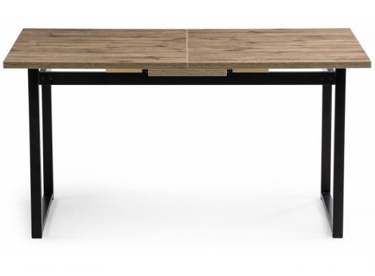 Стол Макта 140 дуб велингтон / черный матовый в Каменске-Уральском