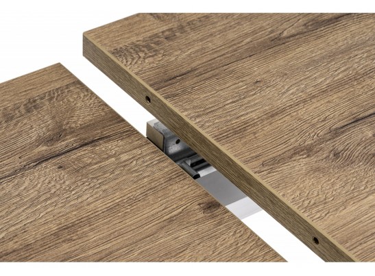 Стол Макта 140 дуб велингтон / черный матовый в Каменске-Уральском