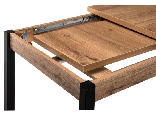 Стол Оригон дуб горный / черный матовый в Каменске-Уральском