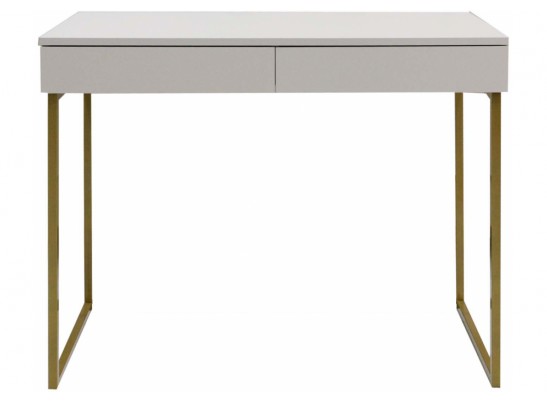 Стол письменный Аделина-4 кашемир / золотой в Каменске-Уральском