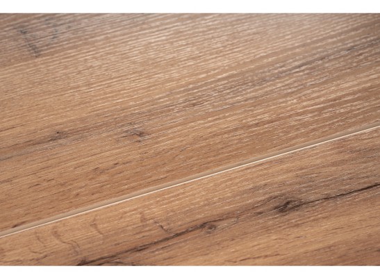 Деревянный стол Колон Лофт 120(160) х 75 черный матовый / дуб крафт золотой в Каменске-Уральском