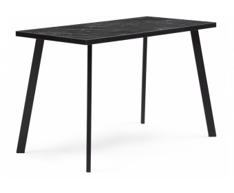 Стол Тринити Лофт 120 25 мм креатель / черный матовый