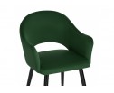 Стул на металлокаркасе Апри NEO confetti deep forest темно-зеленый / черный глянец в Каменске-Уральском