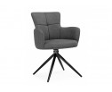 Стул на металлокаркасе Atlanta 1 крутящийся серый / черный в Каменске-Уральском