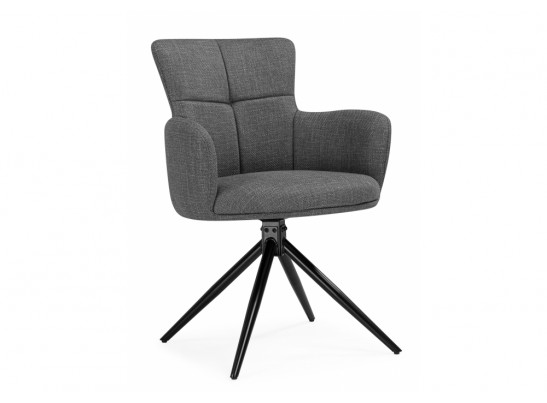 Стул на металлокаркасе Atlanta 1 крутящийся серый / черный в Каменске-Уральском