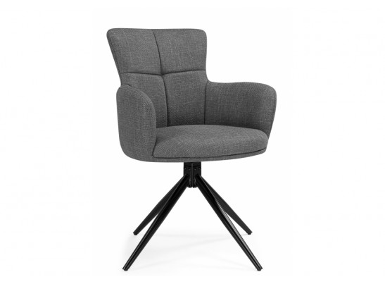 Стул на металлокаркасе Atlanta 1 крутящийся серый / черный в Каменске-Уральском