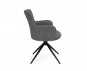 Стул на металлокаркасе Atlanta 1 крутящийся серый / черный в Каменске-Уральском