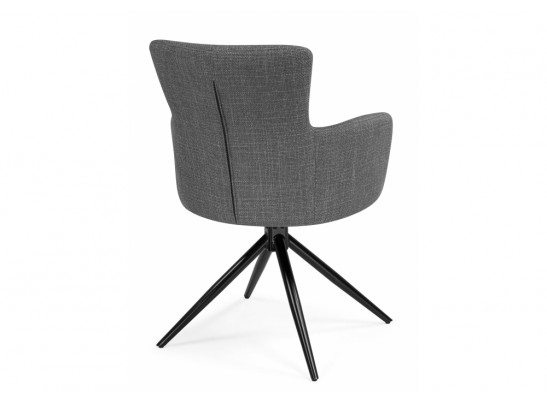 Стул на металлокаркасе Atlanta 1 крутящийся серый / черный в Каменске-Уральском