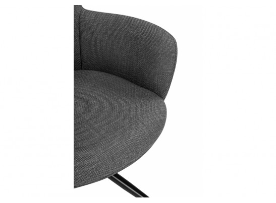 Стул на металлокаркасе Atlanta 1 крутящийся серый / черный в Каменске-Уральском