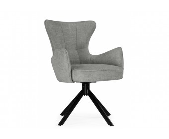 Стул на металлокаркасе Atlanta gray / black крутящийся