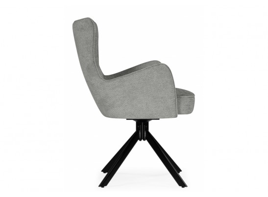 Стул на металлокаркасе Atlanta gray / black крутящийся в Каменске-Уральском