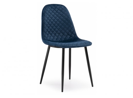 Стул на металлокаркасе Capri dark blue / black в Каменске-Уральском