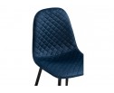 Стул на металлокаркасе Capri dark blue / black в Каменске-Уральском