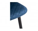 Стул на металлокаркасе Capri dark blue / black в Каменске-Уральском
