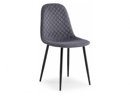 Стул на металлокаркасе Capri gray / black в Каменске-Уральском