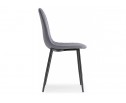 Стул на металлокаркасе Capri gray / black в Каменске-Уральском