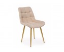 Стул на металлокаркасе Челси 360 К бежевый (zd 210) / золотой в Каменске-Уральском