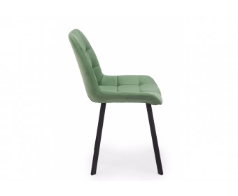 Стул на металлокаркасе Челси 360 П фисташковый (zd 651) / черный