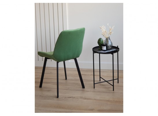 Стул на металлокаркасе Челси 360 П фисташковый (zd 651) / черный в Каменске-Уральском