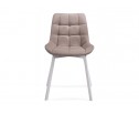 Стул на металлокаркасе Челси латте / белый каркас в Каменске-Уральском