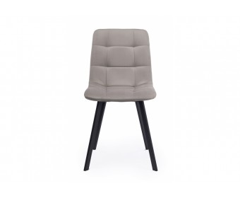 Стул на металлокаркасе Чилли латте / черный