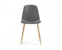 Стул на металлокаркасе Dabl dark gray / gold в Каменске-Уральском