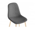Стул на металлокаркасе Dabl dark gray / gold в Каменске-Уральском