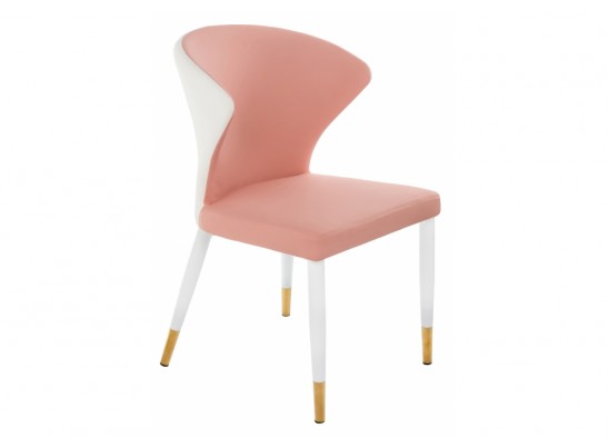 Стул на металлокаркасе Darcy white / pink в Каменске-Уральском