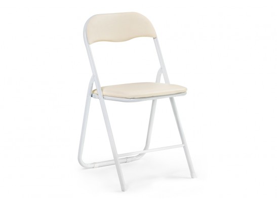 Стул на металлокаркасе Fold 1 складной beige / white в Каменске-Уральском