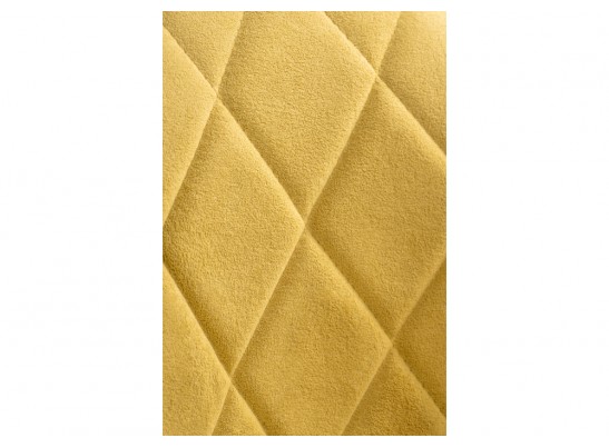 Стул на металлокаркасе Гутрид ромбы спереди горчичный / черный в Каменске-Уральском