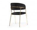 Стул на металлокаркасе Kamelia black / gold в Каменске-Уральском