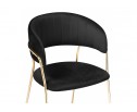 Стул на металлокаркасе Kamelia black / gold в Каменске-Уральском
