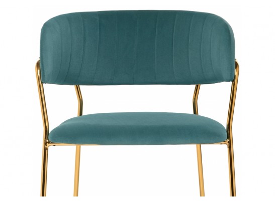 Стул на металлокаркасе Kamelia green / gold в Каменске-Уральском