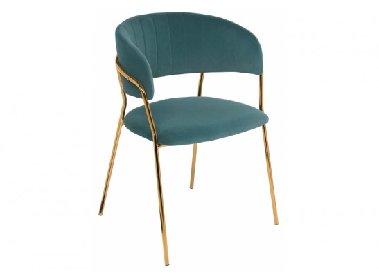 Стул на металлокаркасе Kamelia green / gold в Каменске-Уральском