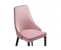 Стул на металлокаркасе Kora 1 light purple / black в Каменске-Уральском