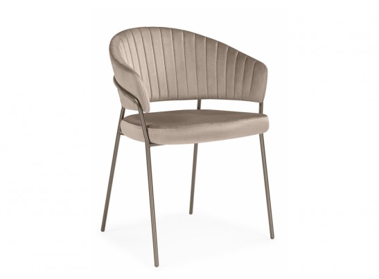 Стул на металлокаркасе Лео светло-коричневый (H-61) / коричневый в Каменске-Уральском