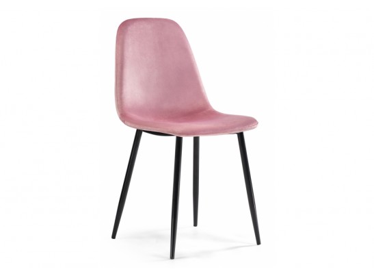 Стул на металлокаркасе Lilu pink / black в Каменске-Уральском