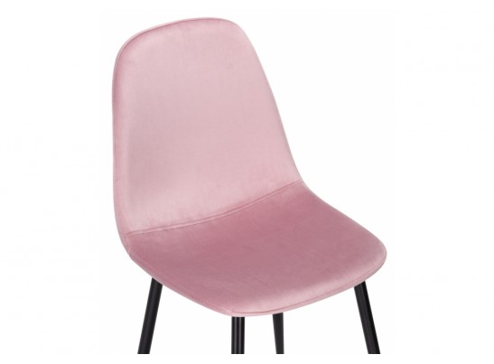 Стул на металлокаркасе Lilu pink / black в Каменске-Уральском