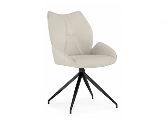 Стул на металлокаркасе Miranda 360 крутящийся beige / black в Каменске-Уральском