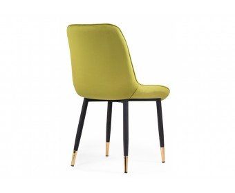 Стул на металлокаркасе Seda 1 khaki / gold / black