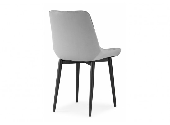 Стул на металлокаркасе Седа К светло-серый / черный в Каменске-Уральском
