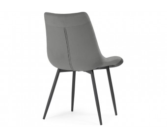 Стул на металлокаркасе Sidra dark gray / black