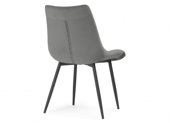 Стул на металлокаркасе Sidra dark gray / black в Каменске-Уральском