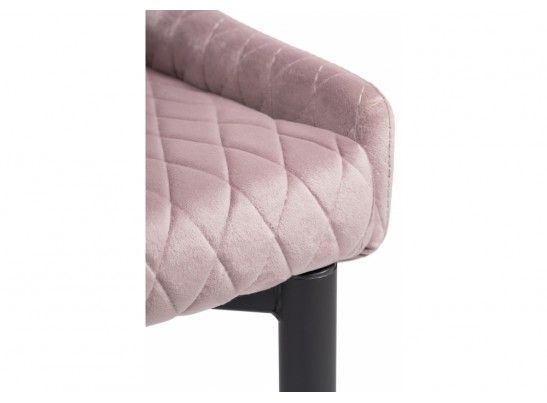 Стул на металлокаркасе Teo light purple / black в Каменске-Уральском