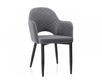 Стул на металлокаркасе Vener gray new